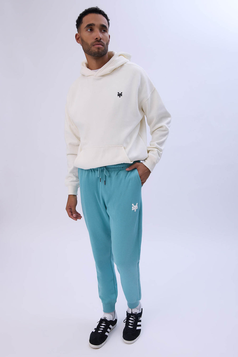 Jogger en molleton imprimé logo Zoo York homme Jogger en molleton imprimé logo Zoo York homme