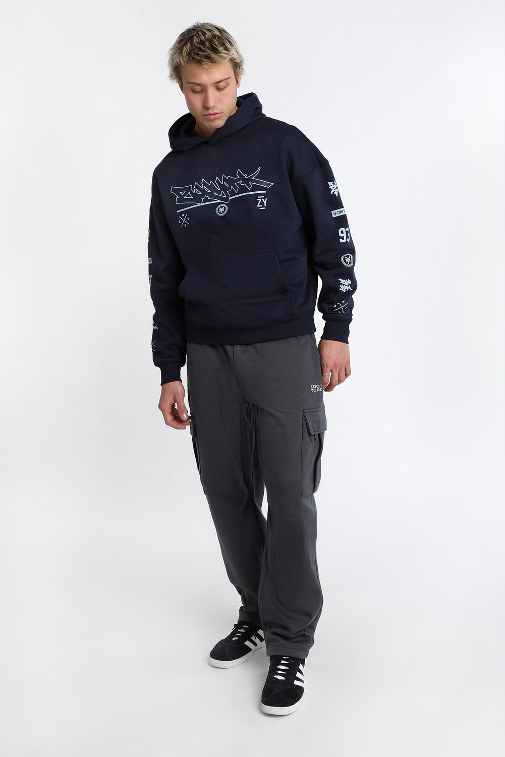 Zoo York Cargo Straight Leg Sweatpants Zoo York Cargo Straight Leg Sweatpants