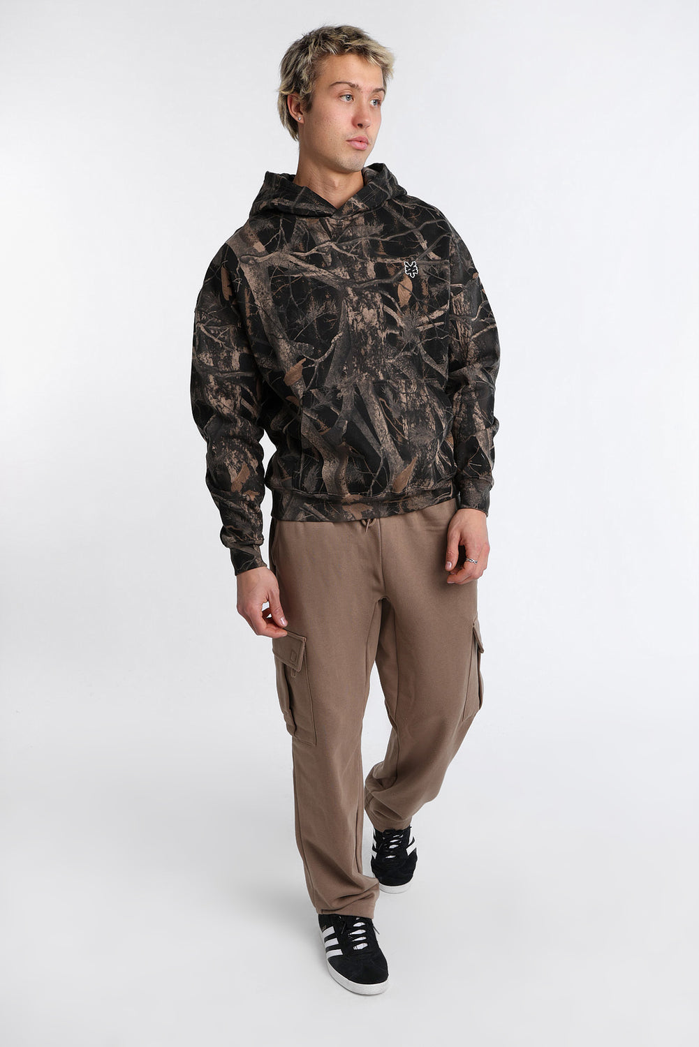 Jogger cargo en molleton à jambe droite Zoo York Jogger cargo en molleton à jambe droite Zoo York