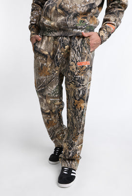 Zoo York Embroidered Logo Tree Camo Straight Leg Sweatpants