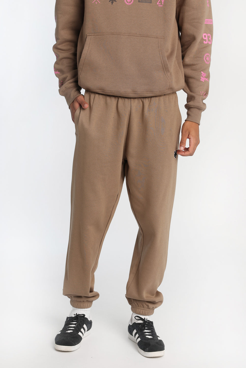 Jogger en molleton logo brodé Zoo York Jogger en molleton logo brodé Zoo York