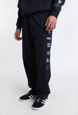 Zoo York Contrast Logo Straight Leg Sweatpants