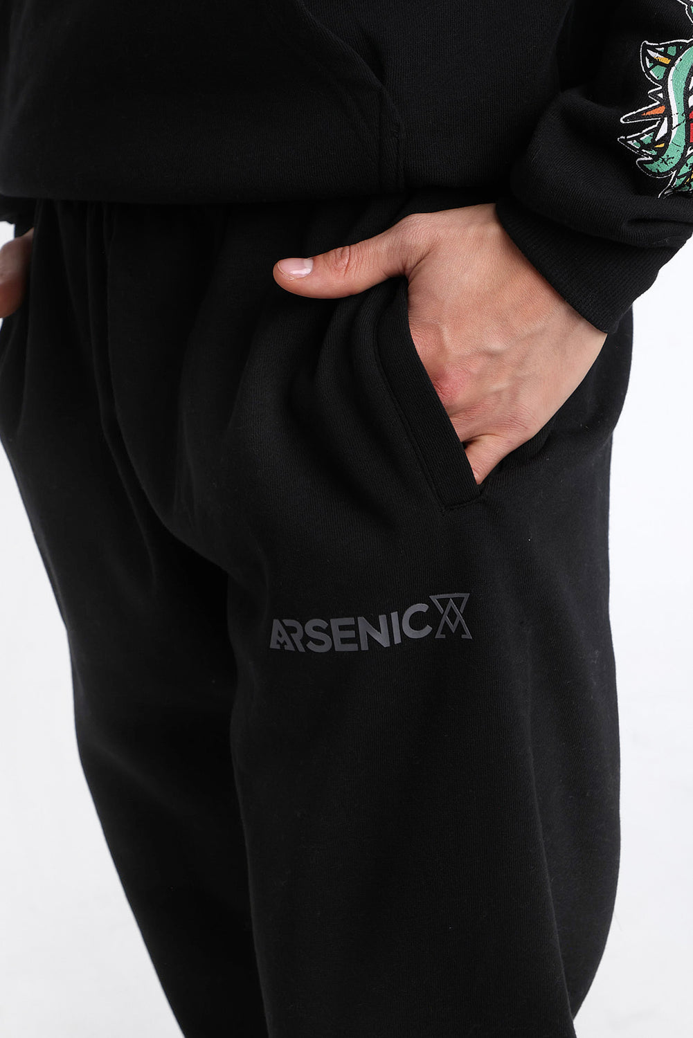 Jogger en molleton imprimé logo HD Arsenic Jogger en molleton imprimé logo HD Arsenic