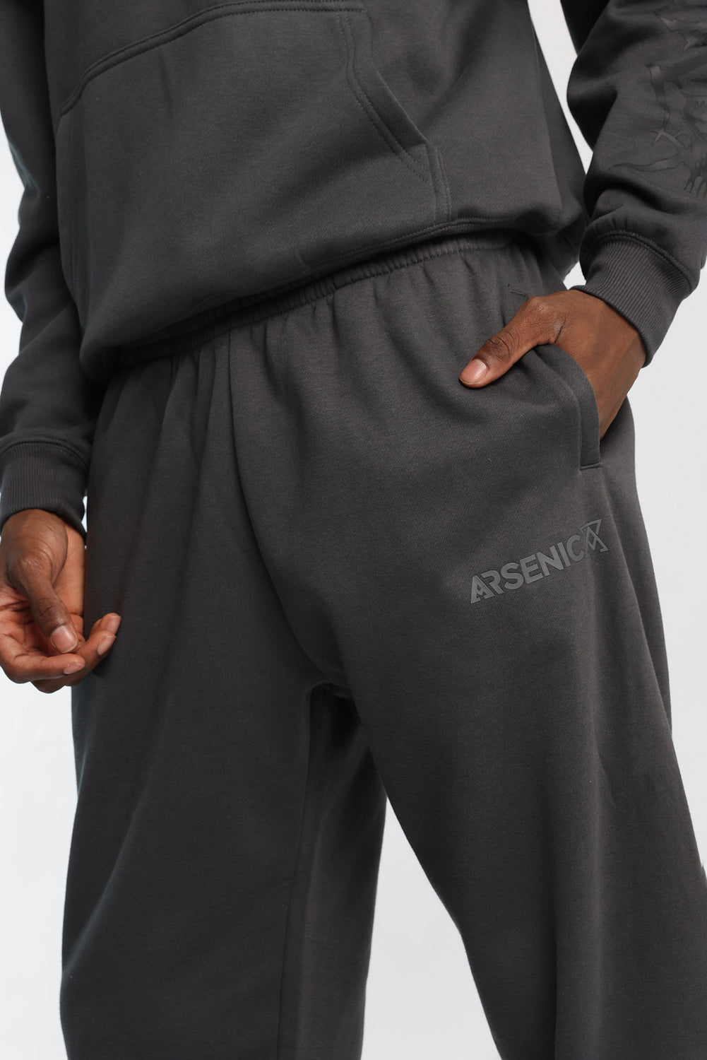 Arsenic HD Logo Sweatpants Jogger en molleton imprimé logo HD Arsenic - West49