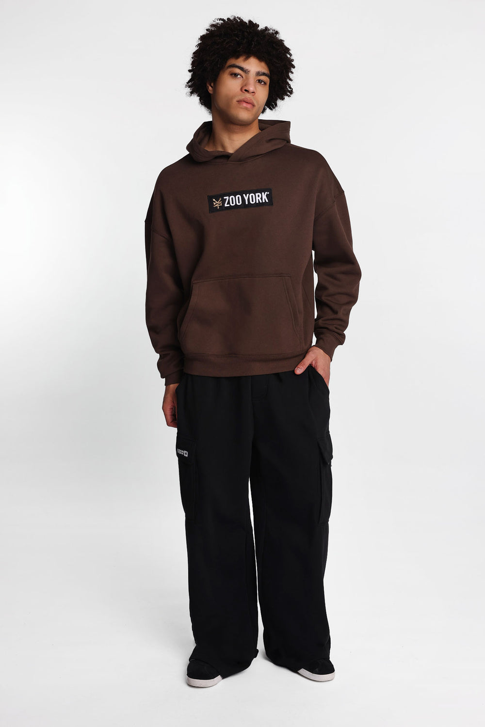 Zoo York Super Baggy Straight Leg Cargo Sweatpants Zoo York Super Baggy Straight Leg Cargo Sweatpants