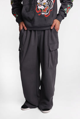 Pantalon de survêtement cargo super ample à jambe droite Zoo York