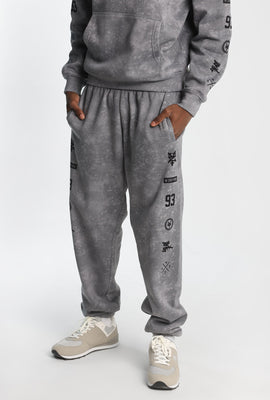 Zoo York Allover Washed Printed Sweatpants
