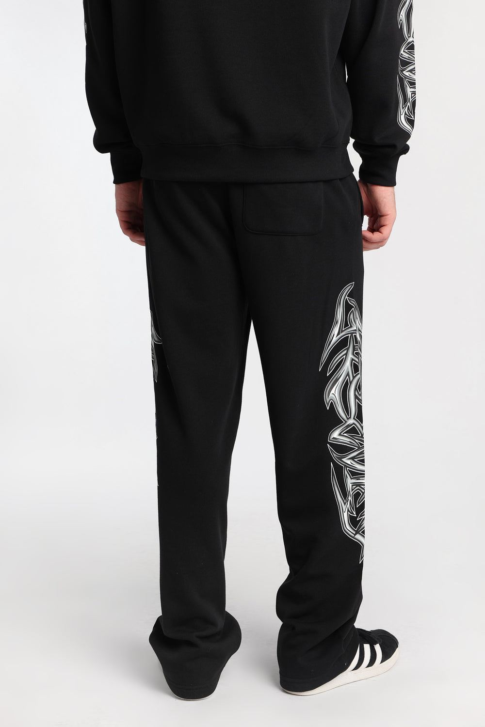 Arsenic Graphic Straight Leg Sweatpants Arsenic Graphic Straight Leg Sweatpants