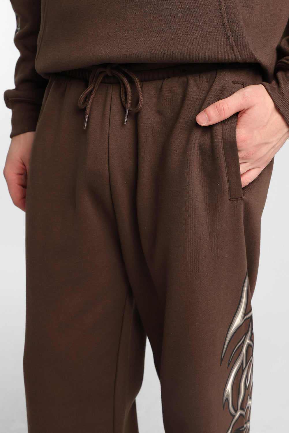 Arsenic Graphic Straight Leg Sweatpants Arsenic Graphic Straight Leg Sweatpants