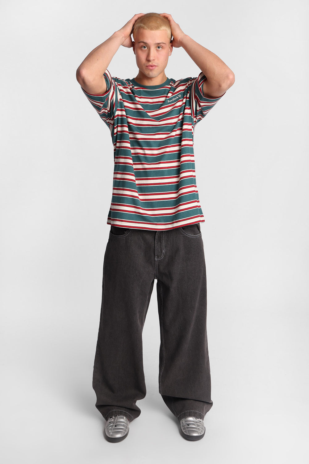 Zoo York Striped Oversized Tee Zoo York Striped Oversized Tee