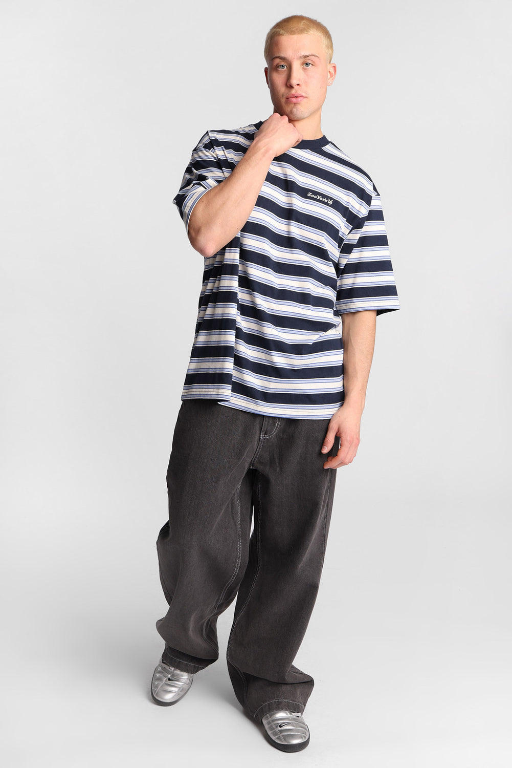 Zoo York Striped Oversized Tee Zoo York Striped Oversized Tee