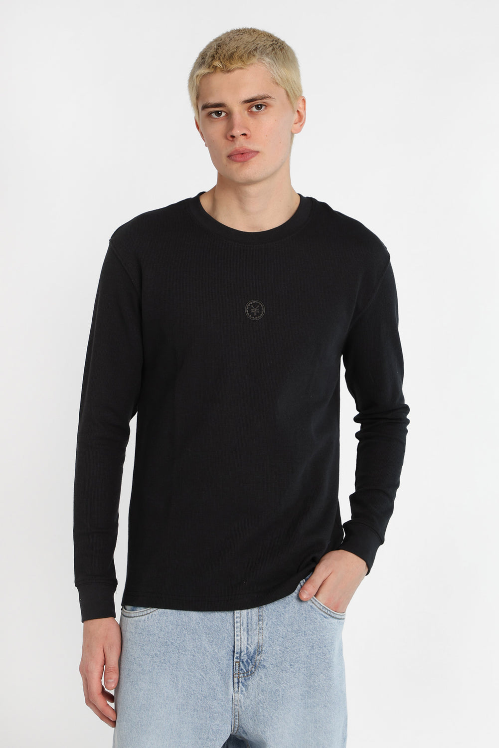 Zoo York Thermal Waffle Knit Long Sleeve Top Zoo York Thermal Waffle Knit Long Sleeve Top