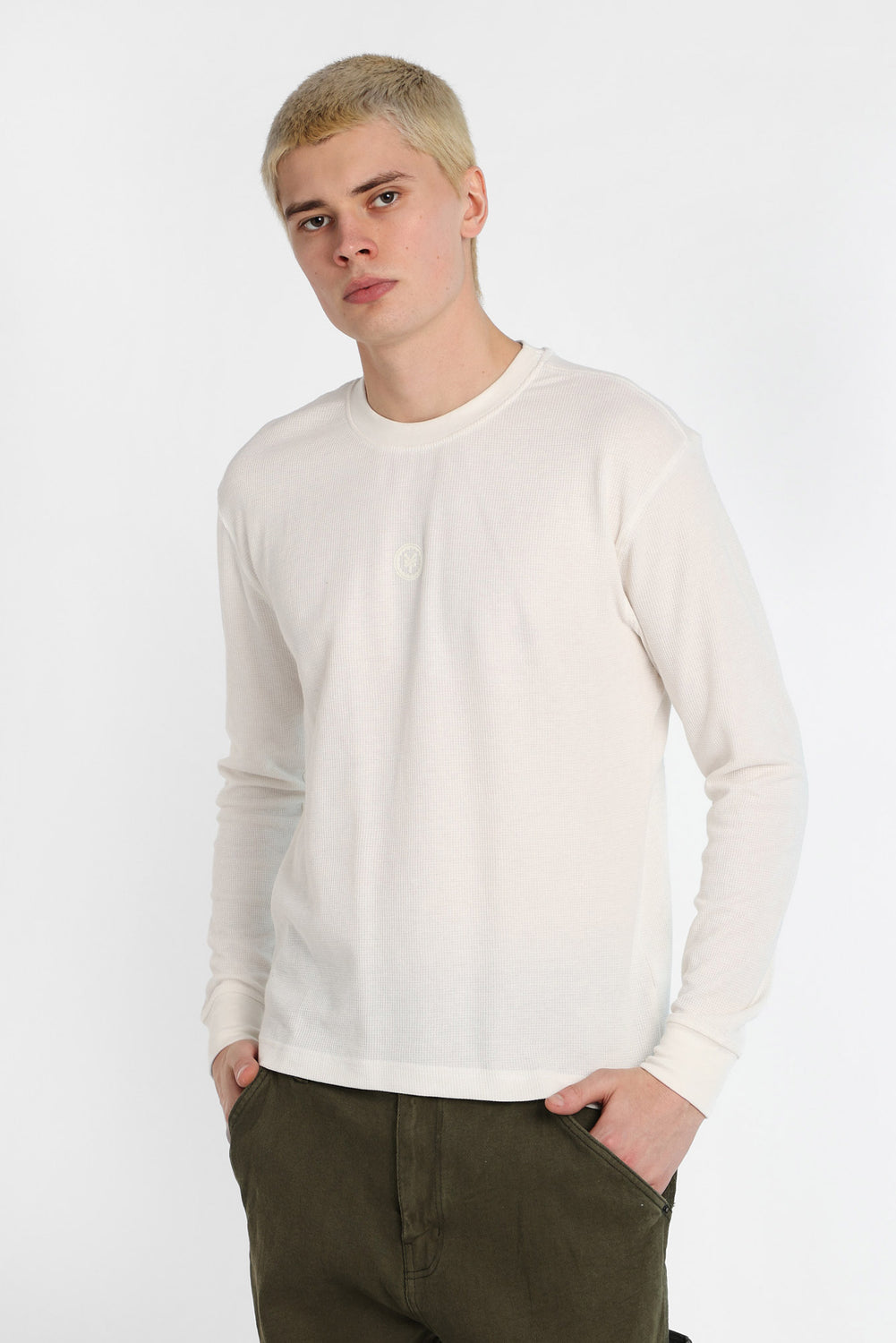 Zoo York Thermal Waffle Knit Long Sleeve Top Zoo York Thermal Waffle Knit Long Sleeve Top