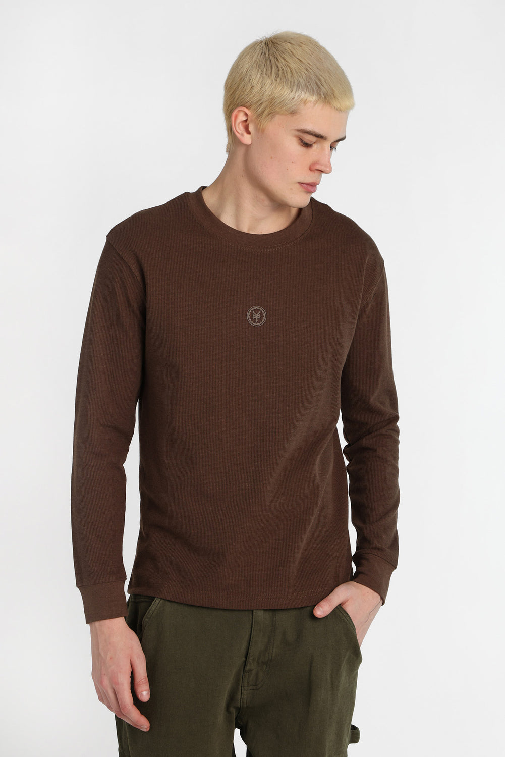 Zoo York Thermal Waffle Knit Long Sleeve Top Zoo York Thermal Waffle Knit Long Sleeve Top