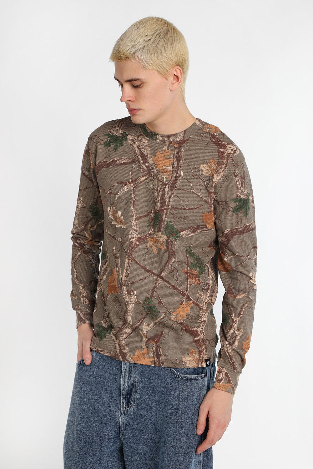 Zoo York Thermal Waffle Knit Long Sleeve Top Zoo York Thermal Waffle Knit Long Sleeve Top