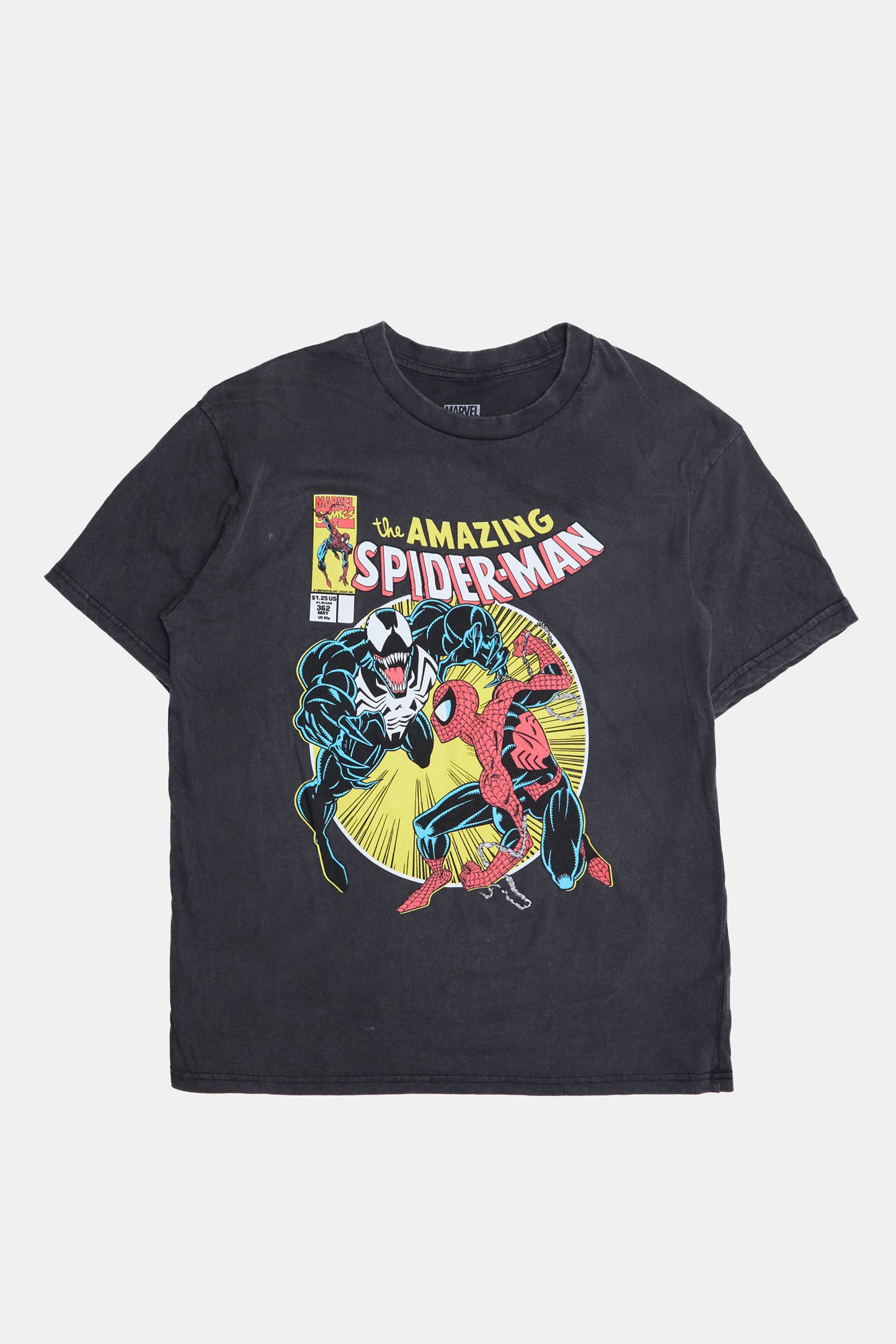 Mens Spider-Man & Venom T-Shirt - Black /