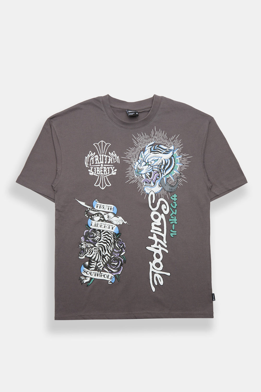 T-shirt imprimé crânes et os Southpole T-shirt imprimé crânes et os Southpole
