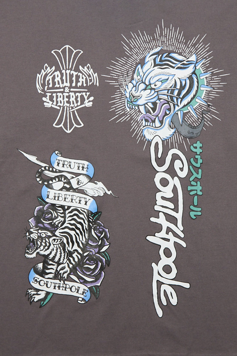 Southpole Tattoo Tiger Graphic Tee Southpole Tattoo Tiger Graphic Tee