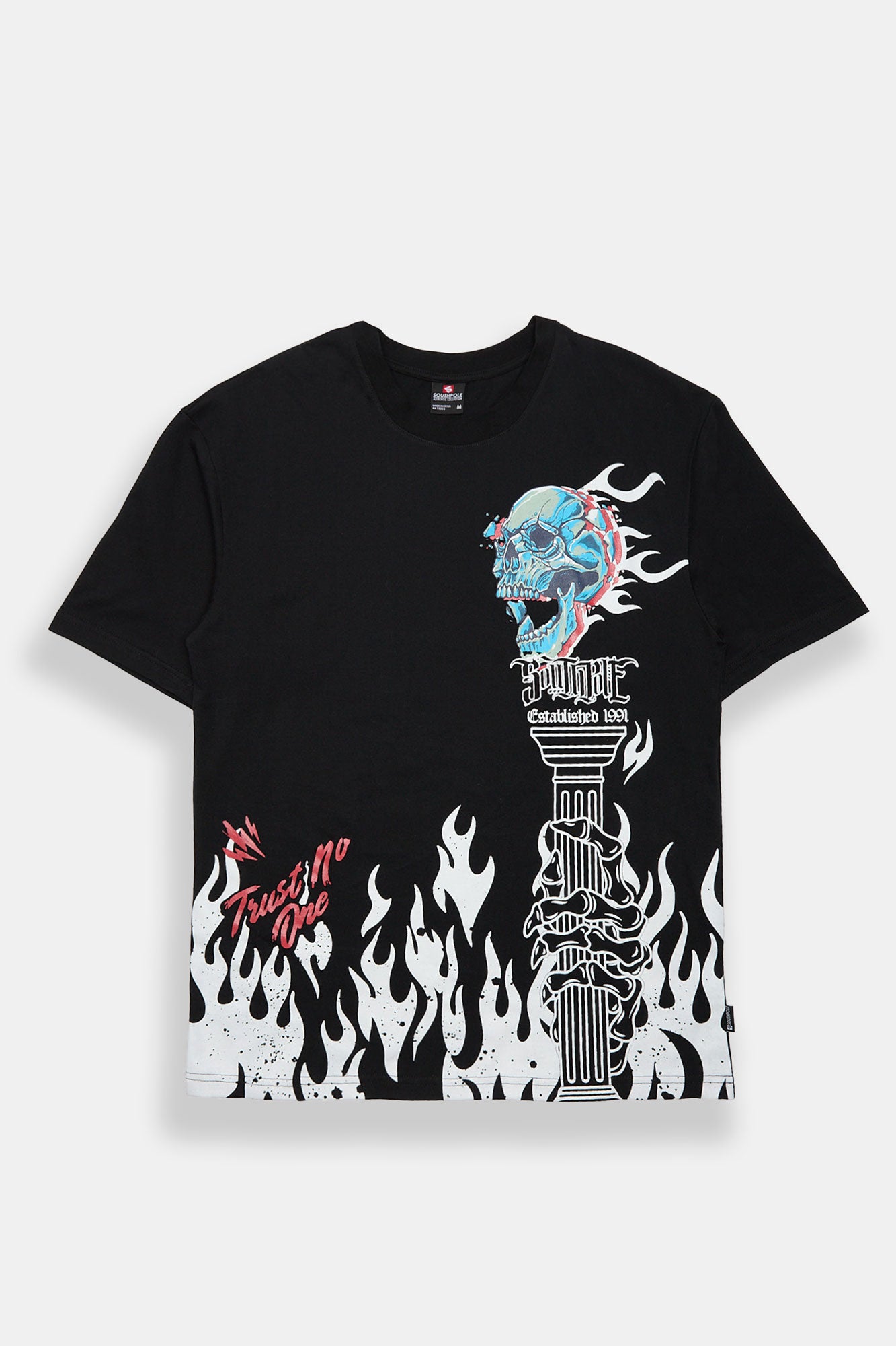 Southpole Trust No One Graphic Tee - Black /