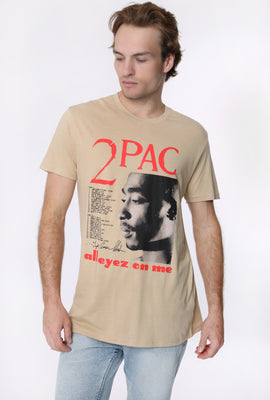 T-Shirt Imprimé Tupac Homme