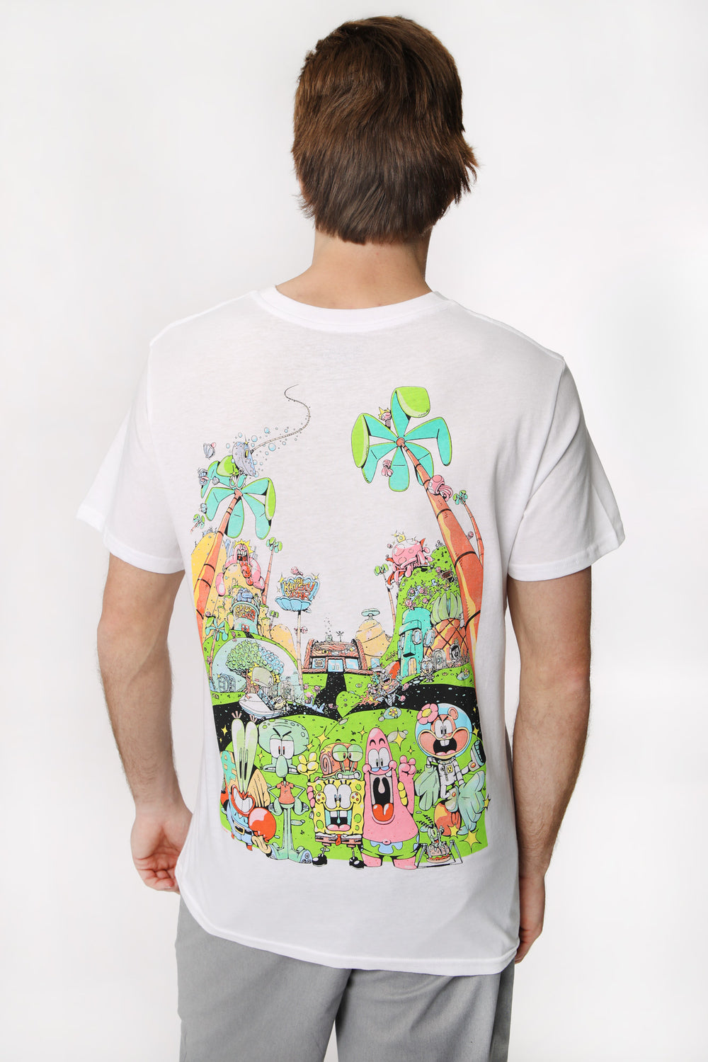 T-Shirt Imprimé Reimagined SpongeBob Homme T-Shirt Imprimé Reimagined SpongeBob Homme