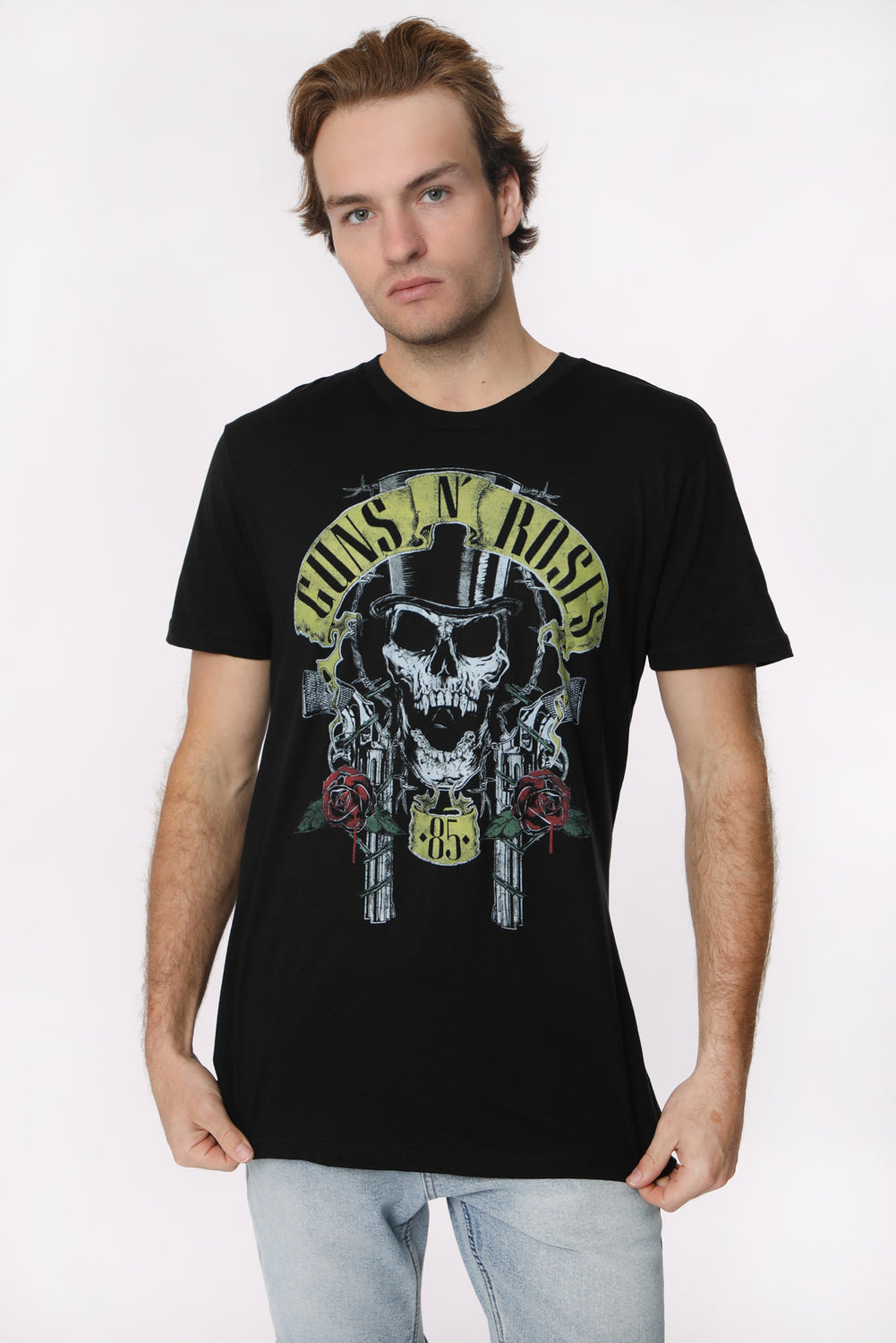 T-Shirt Imprimé Guns N' Roses Homme T-Shirt Imprimé Guns N' Roses Homme