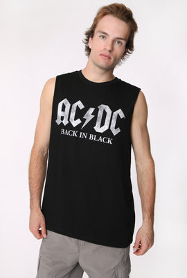 Mens AC/DC Back In Black Tank Top