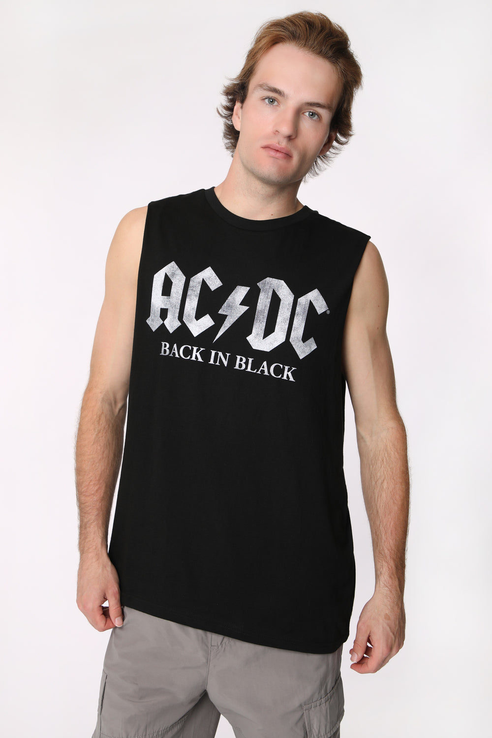 Mens AC/DC Back In Black Tank Top Mens AC/DC Back In Black Tank Top