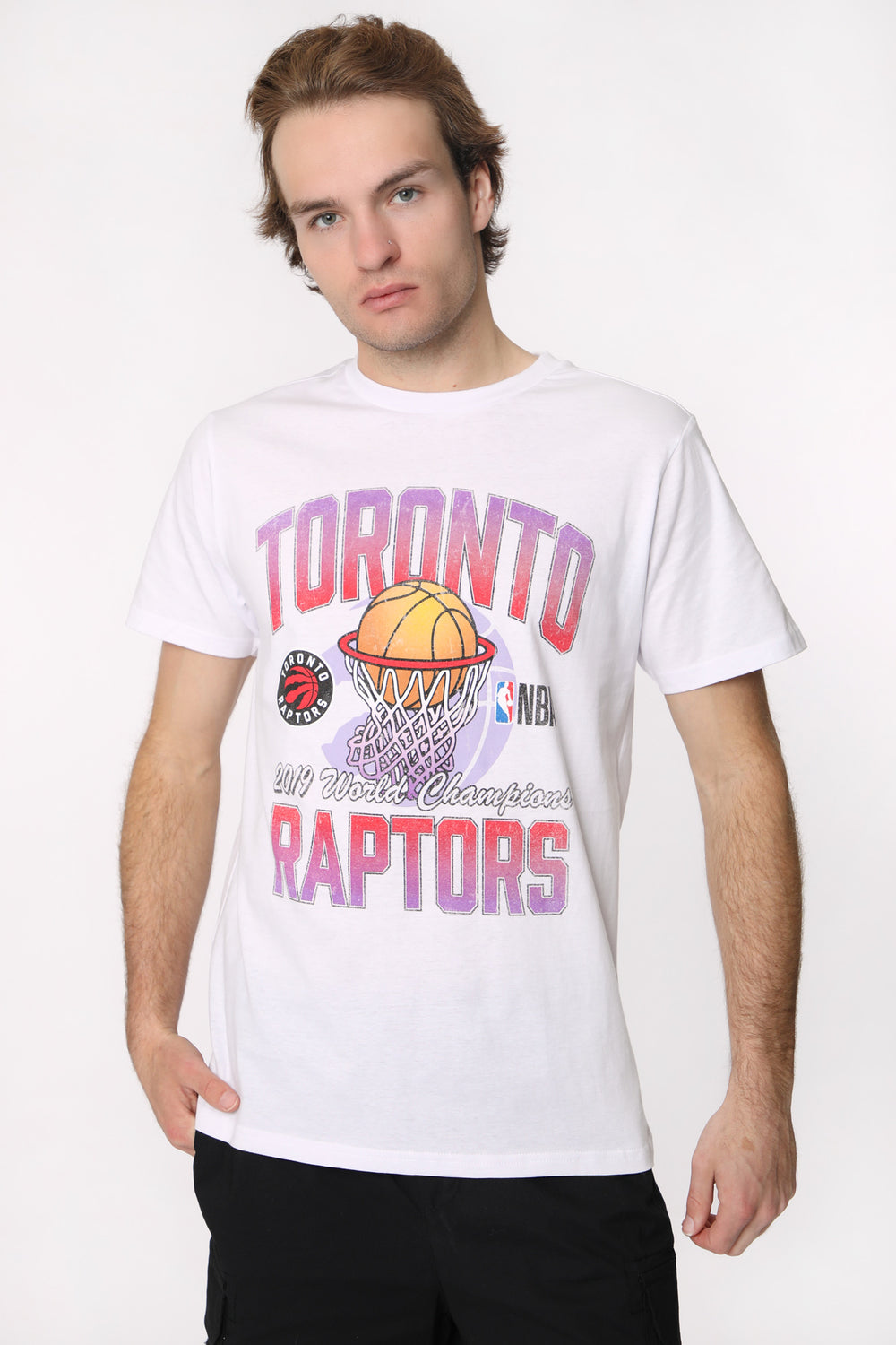 T-Shirt Imprimé Toronto Raptors Homme T-Shirt Imprimé Toronto Raptors Homme