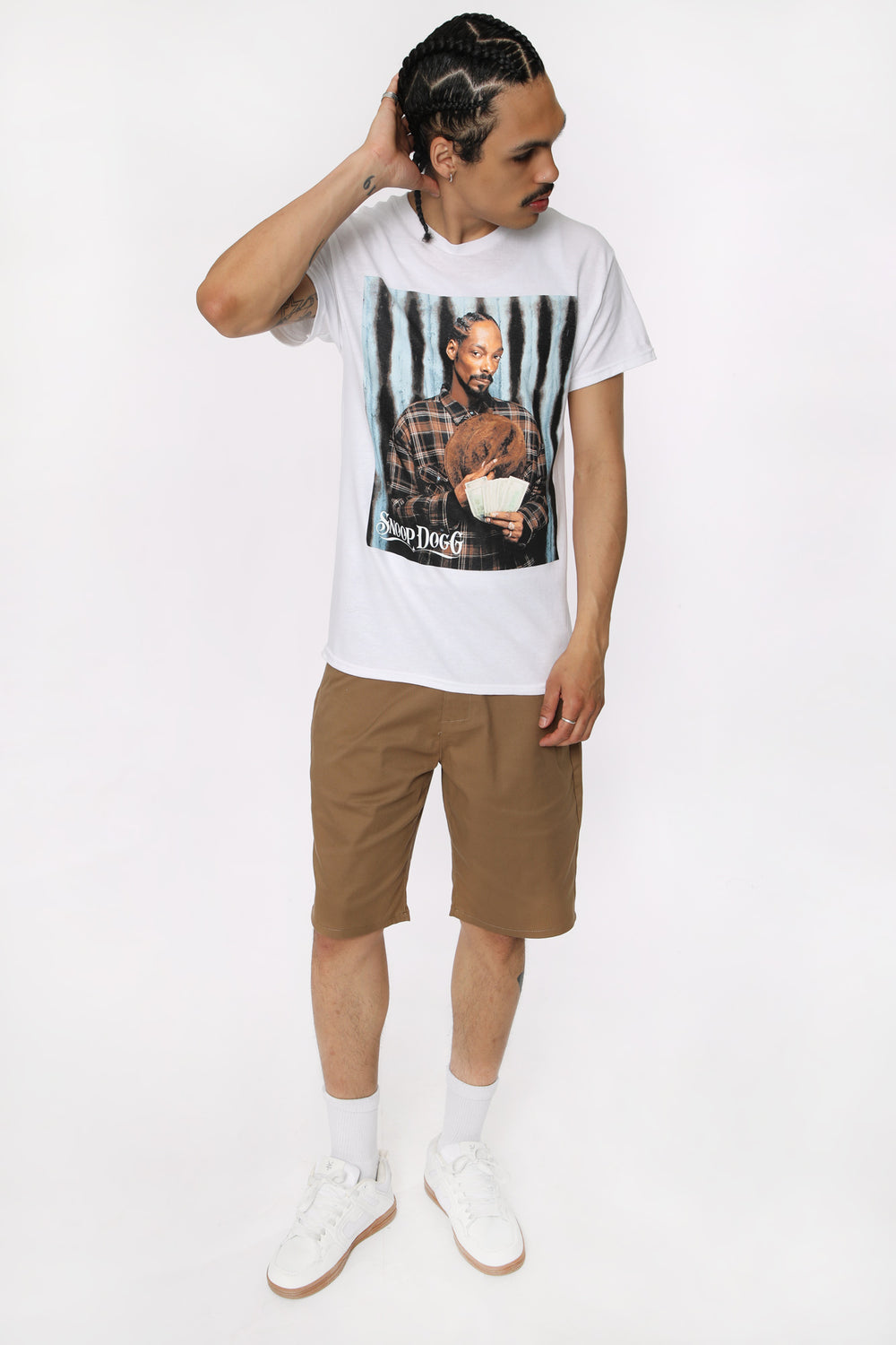 T-Shirt Imprimé Snoop Dogg Homme T-Shirt Imprimé Snoop Dogg Homme