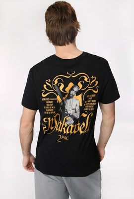T-Shirt Imprimé Makaveli Tupac Homme