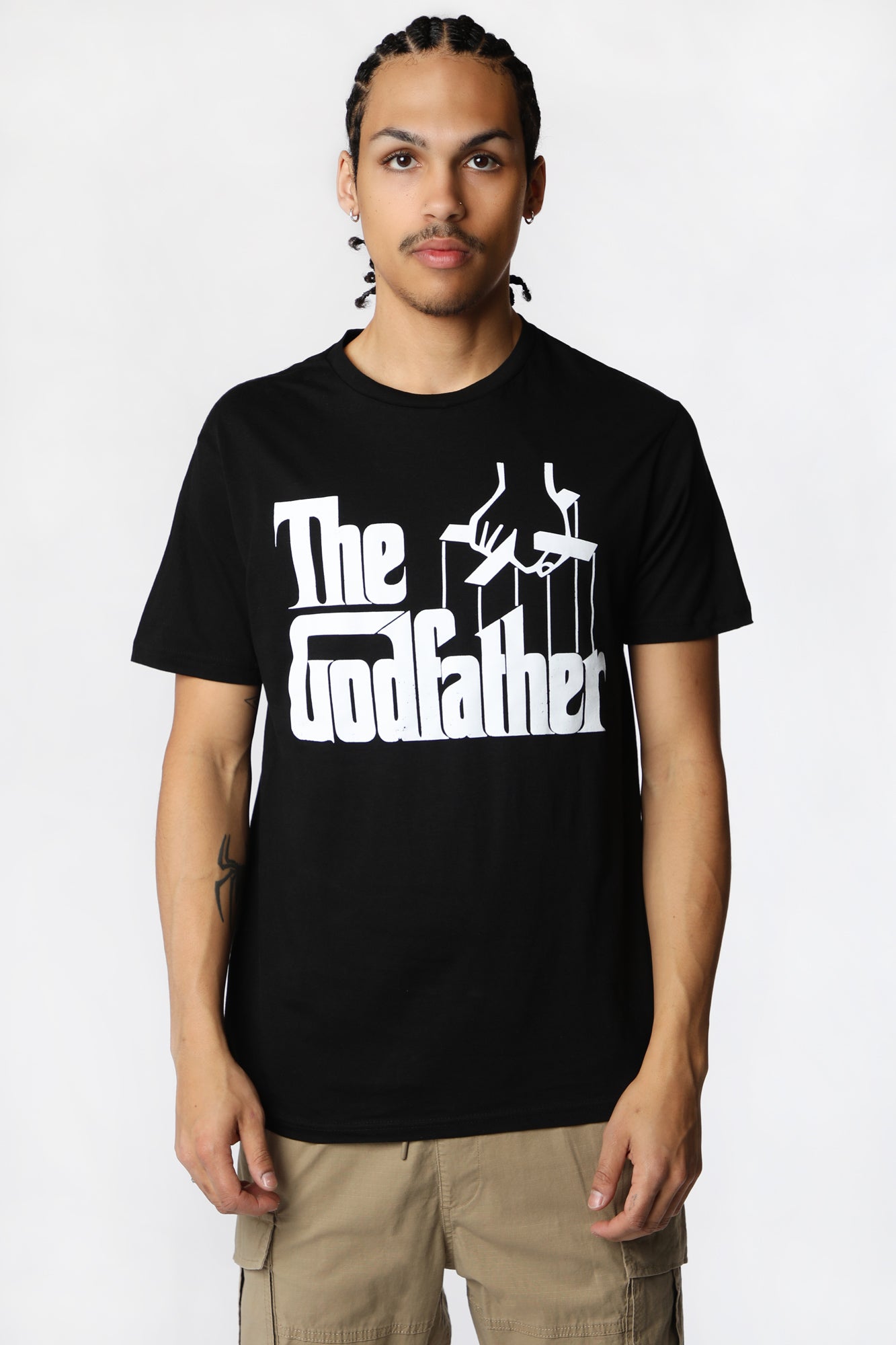 Mens The Godfather T-Shirt - Black /