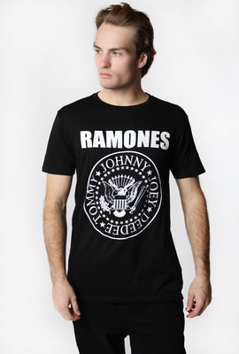 T-Shirt Imprimé Emblème Ramones Homme