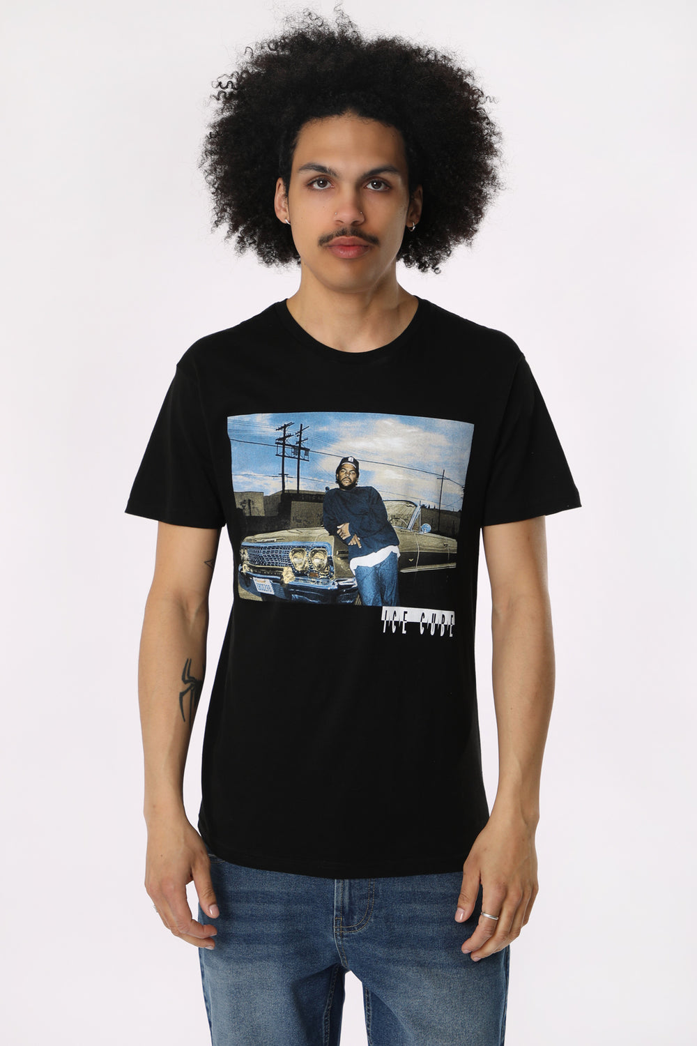 T-Shirt Imprimé Ice Cube Homme T-Shirt Imprimé Ice Cube Homme
