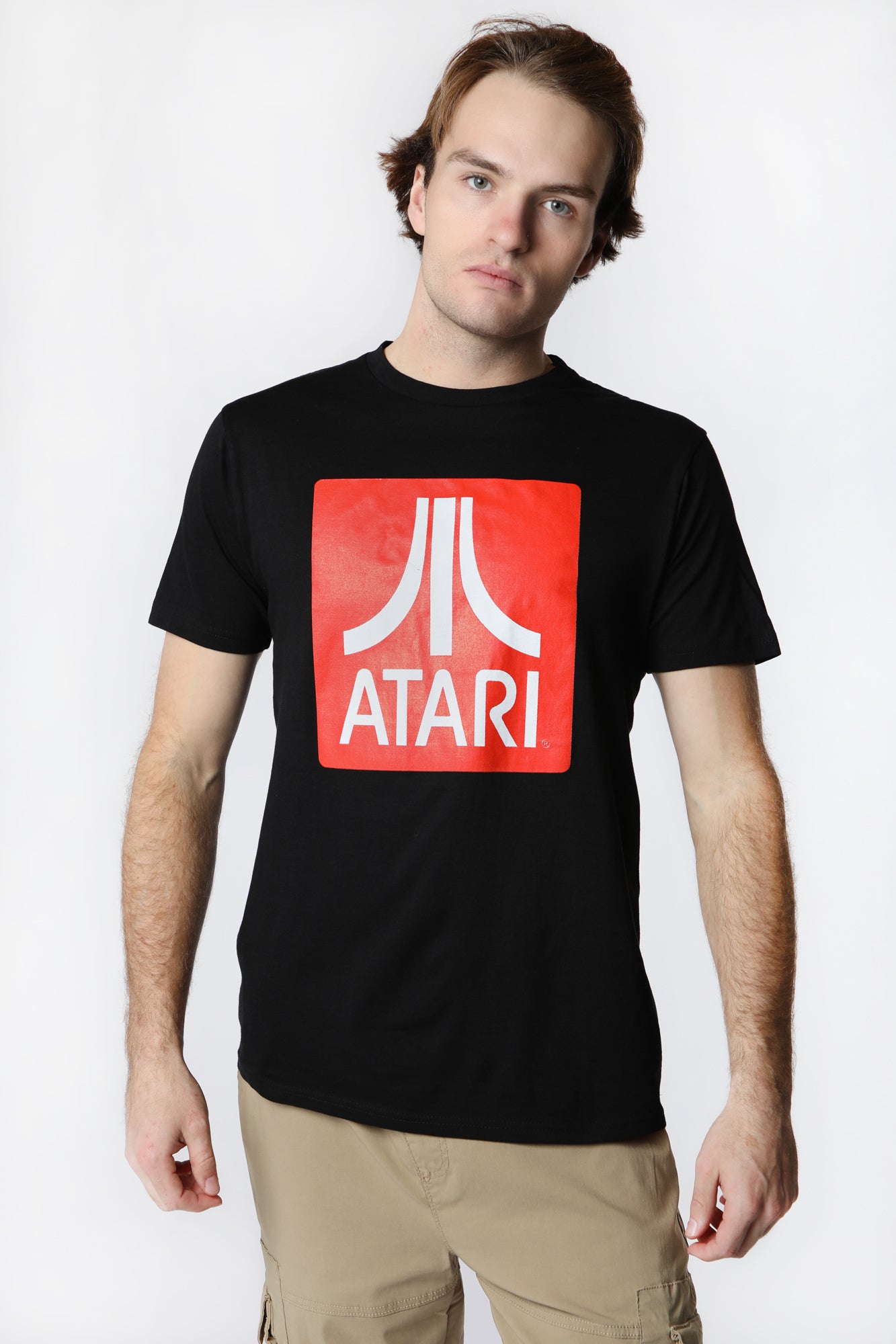 Mens Atari Logo T-Shirt - Black /
