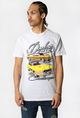 T-Shirt Imprimé Dodge Challenger Homme