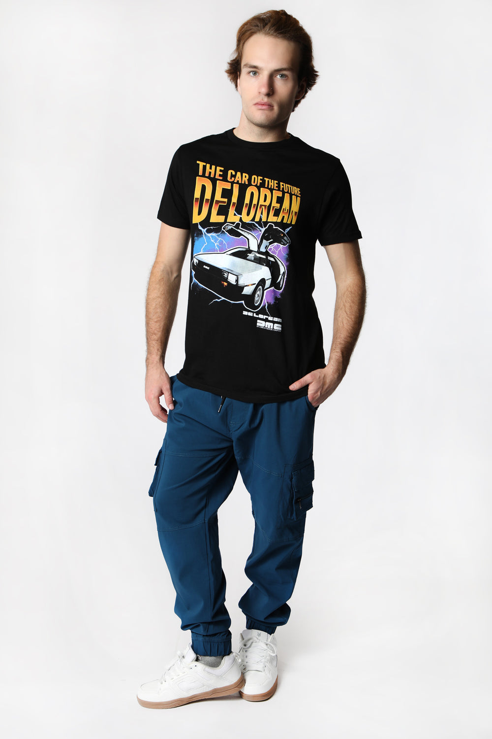 T-Shirt Imprimé DeLorean Homme T-Shirt Imprimé DeLorean Homme