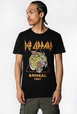 Mens Def Leppard Animal T-Shirt