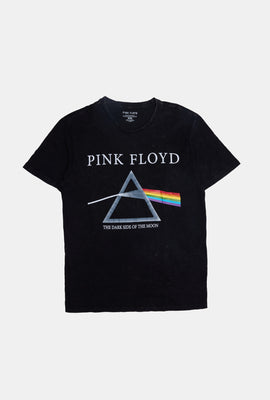 T-shirt délavé à l'acide imprimé Pink Floyd homme