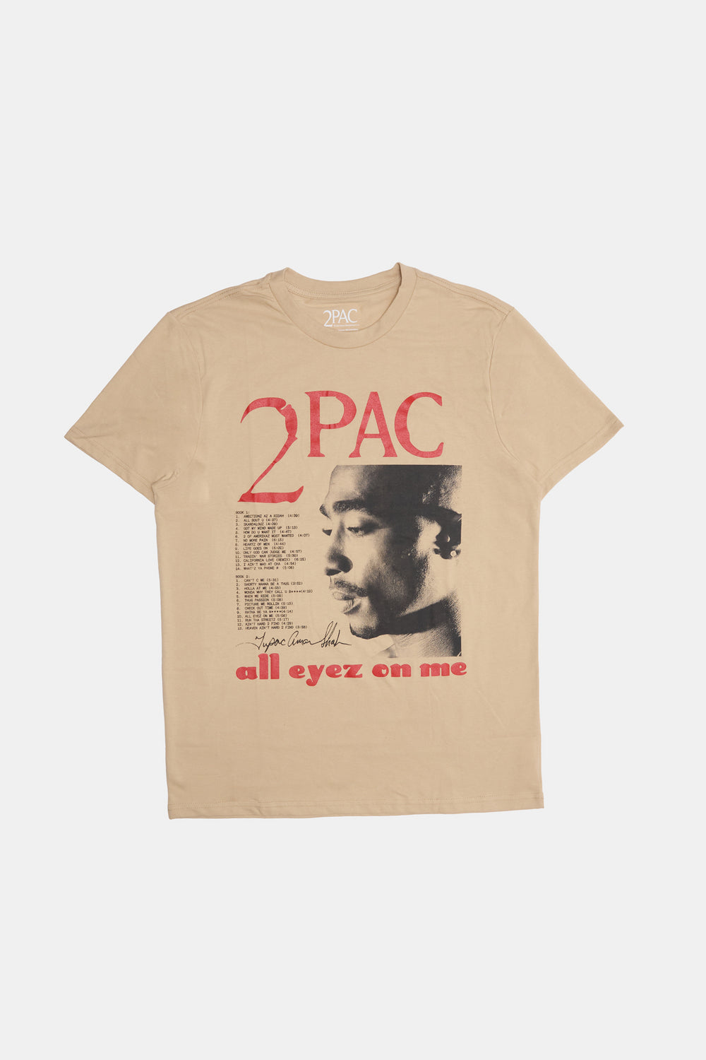 T-shirt imprimé 2Pac homme T-shirt imprimé 2Pac homme