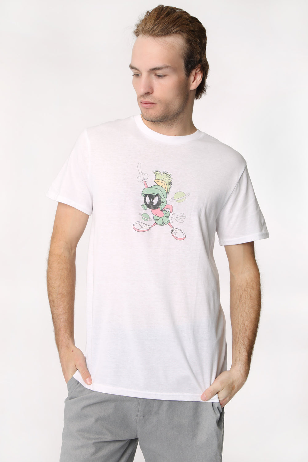 T-Shirt Imprimé Marvin The Martian Homme T-Shirt Imprimé Marvin The Martian Homme