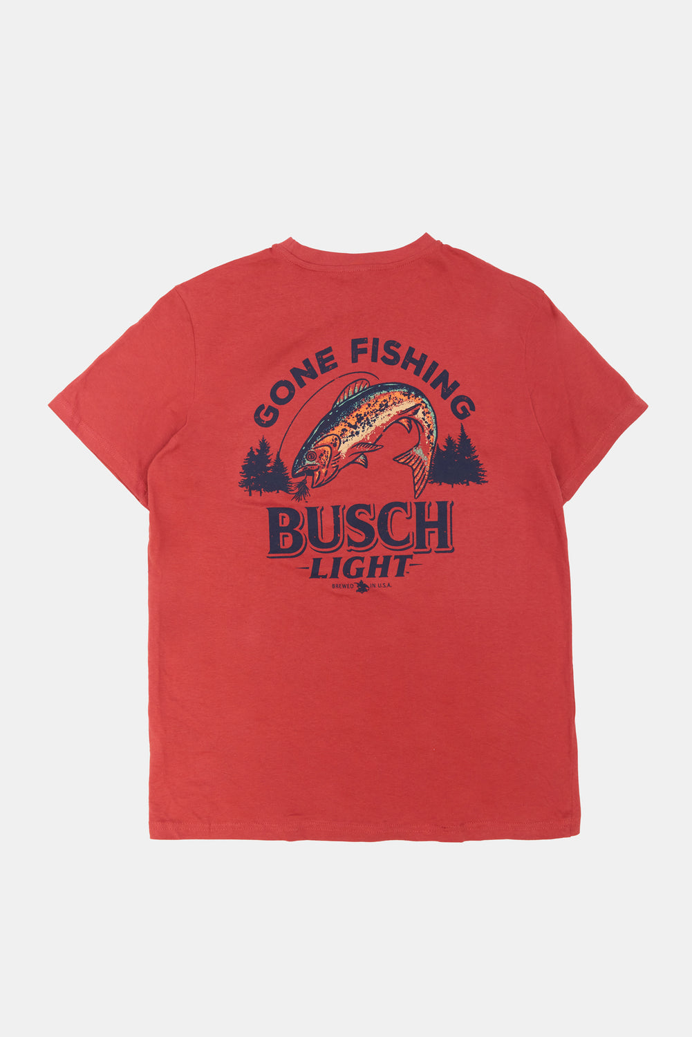 T-shirt imprimé Gone Fishing Busch Light homme T-shirt imprimé Gone Fishing Busch Light homme