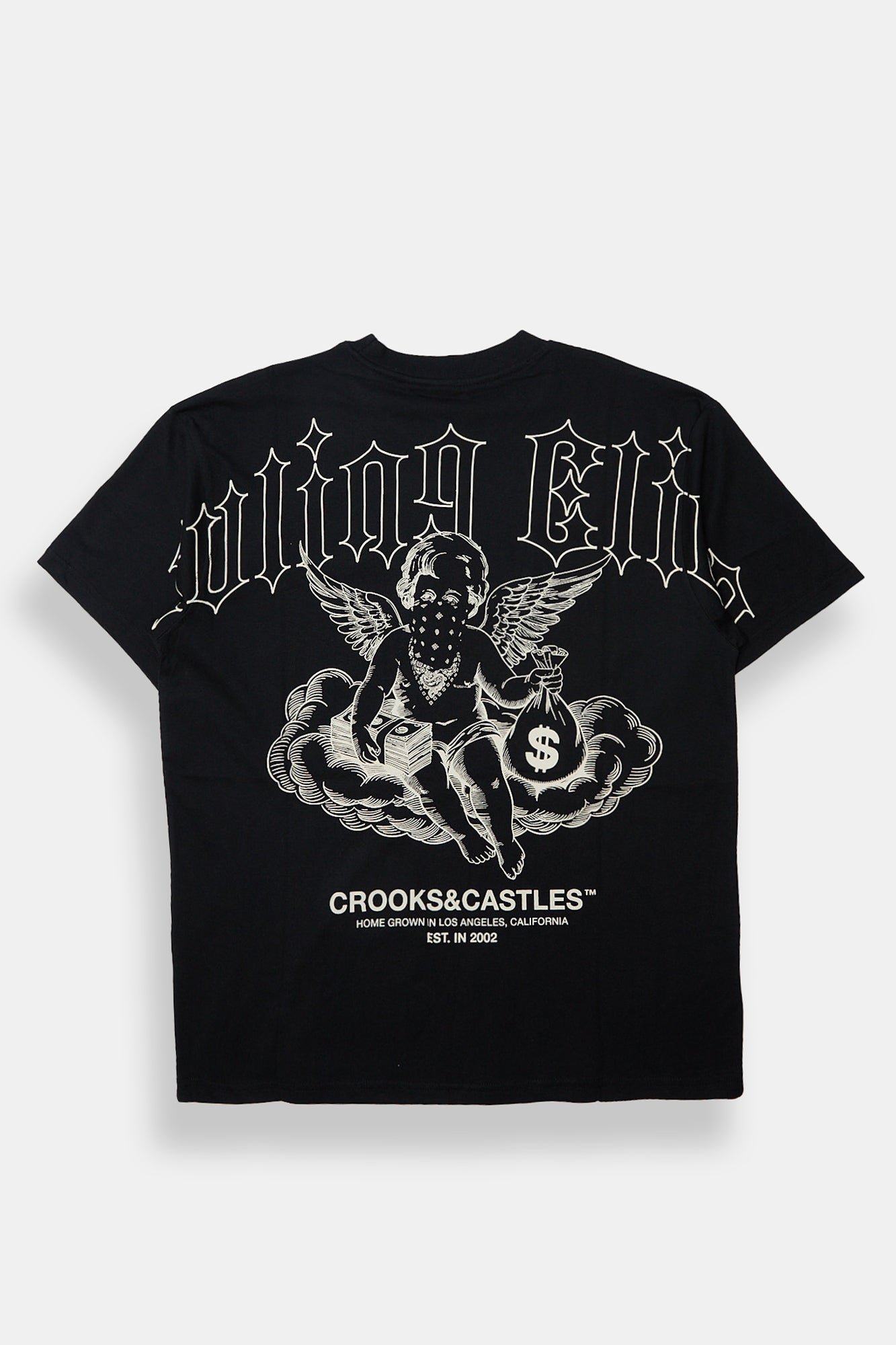 Mens Crooks & Castles Ruling Elite Graphic Tee - /