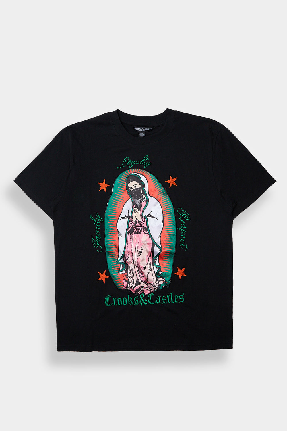 T-shirt imprimé Crooks & Castles Family Loyalty Respect homme T-shirt imprimé Crooks & Castles Family Loyalty Respect homme