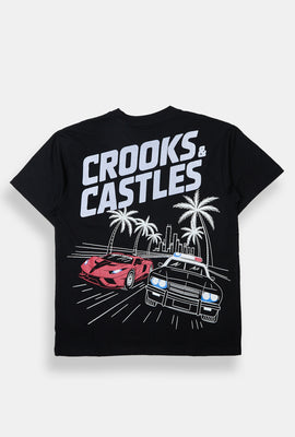 Mens Crooks & Castles Racing Graphic Tee
