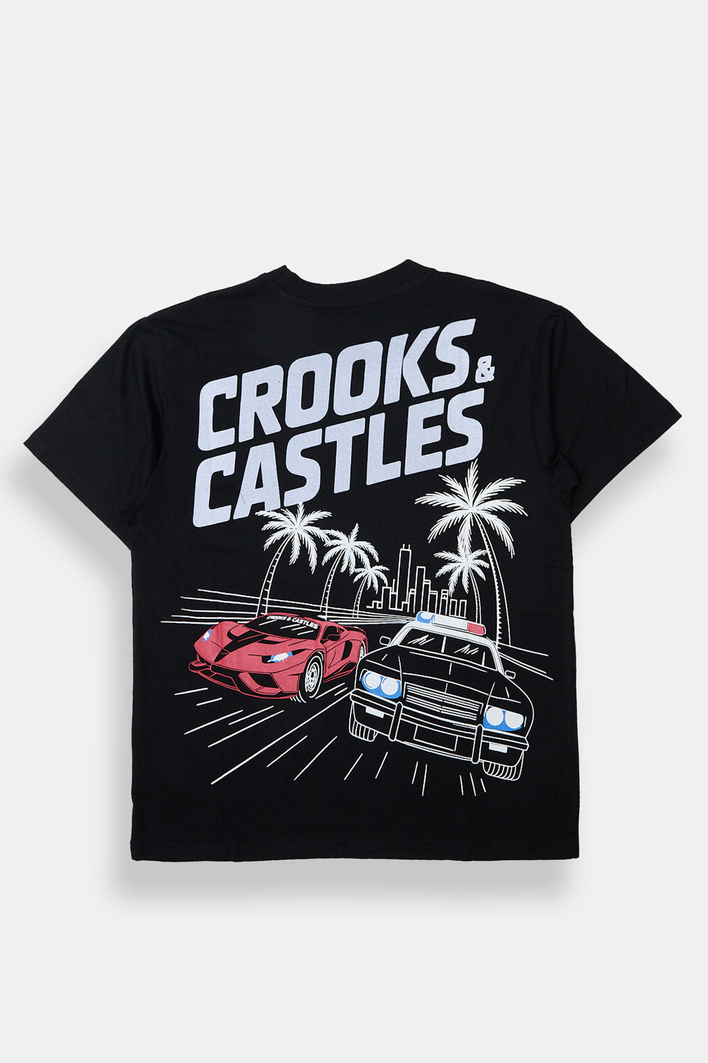 T-shirt imprimé Crooks & Castles Racing homme T-shirt imprimé Crooks & Castles Racing homme