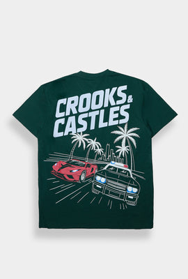 Mens Crooks & Castles Racing Graphic Tee