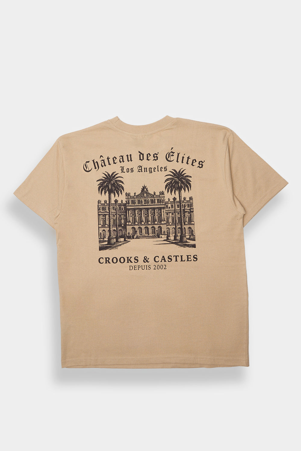 T-shirt imprimé Crooks & Castles Château des Élites homme T-shirt imprimé Crooks & Castles Château des Élites homme
