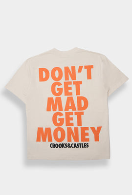 T-shirt imprimé Crooks & Castles Don't Get Mad Get Money homme