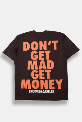 T-shirt imprimé Crooks & Castles Don't Get Mad Get Money homme